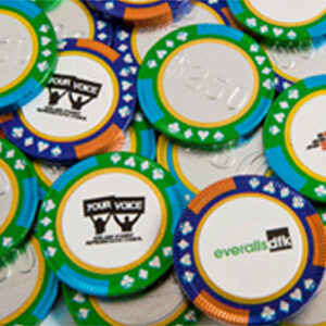 Poker Chip Chocolates