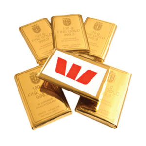 Promotional Chocolate Gold Bullion