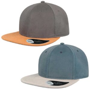 2 flat peak caps