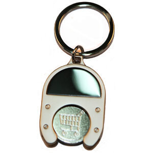 Shopper Metal Keyrings