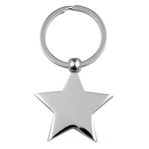 Star Metal Keyrings