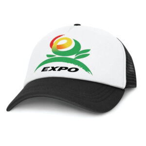Promotional Aero Trucker Caps White Front