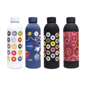 Promotional Custom 500ml Rubber Finish Bottles
