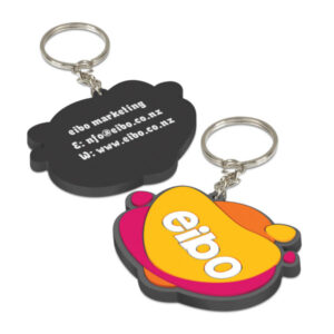 Promotional Devon PVC Moulded Keyrings Small