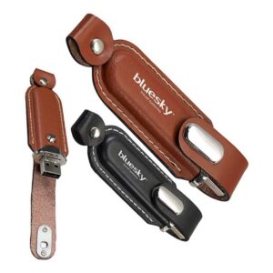 Vancouver Leather USB Flash Drives - 4Gb