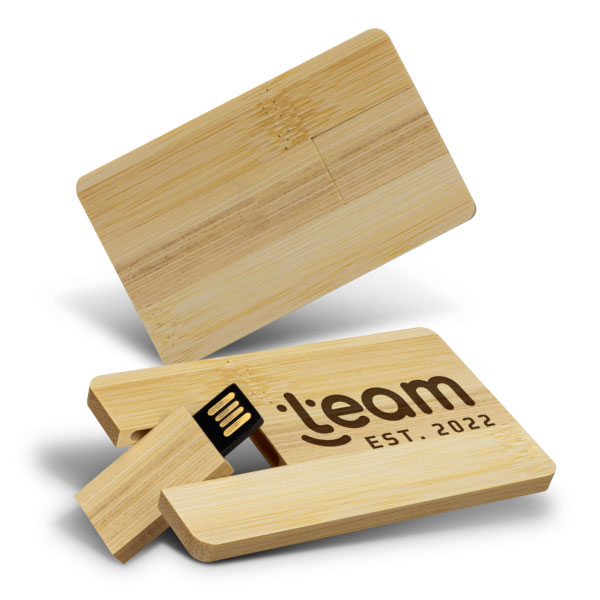 Bamboo Credit Card USBs
